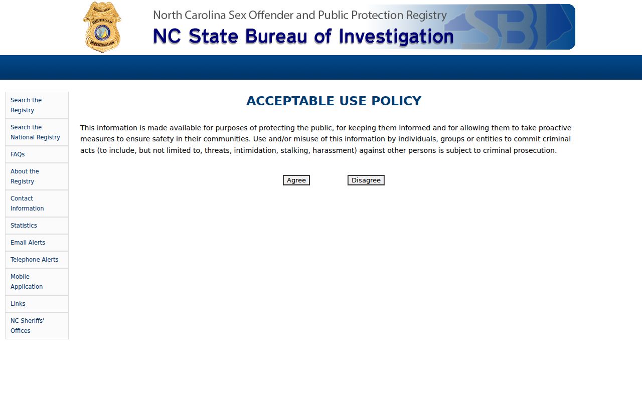 Onslow County voter registration records lawful-use comparison with separate North Carolina registry